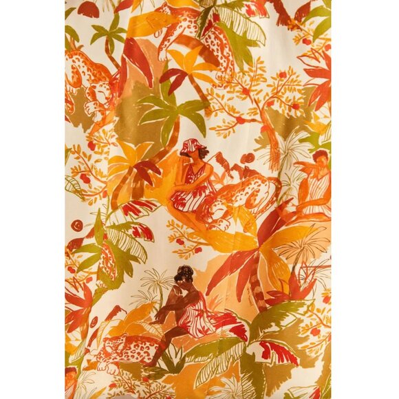 Farm Rio Leopard Forest Sand Maxi Dress - Picture 6 of 15